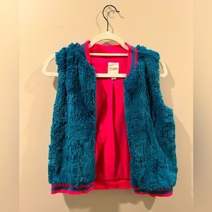 Vintage fuzzy sweater vest